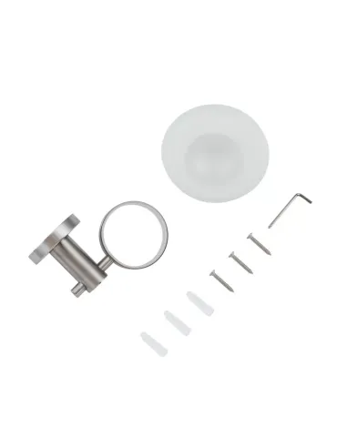 Мильниця Frap F30102 металева, настінна, нержавіюча сталь