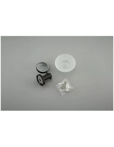 Мыльница Frap F30202 металлическая, настенная, нержавеющая сталь, черный