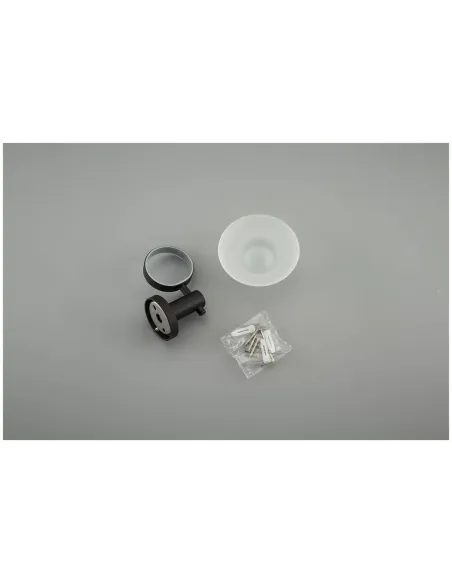 Мыльница Frap F30202 металлическая, настенная, нержавеющая сталь, черный