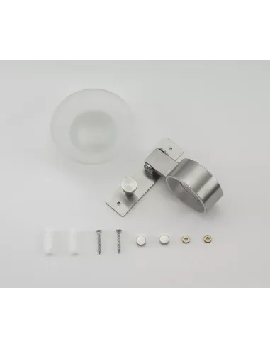 Мыльница Frap F30402 металлическая, настенная, с крючком для полотенца, нержавеющая сталь