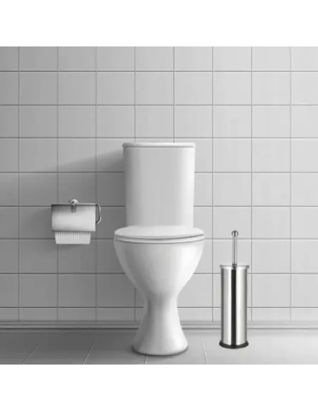 Йоржик для унітазу Frap F902, підлоговий, хром