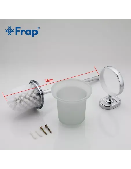 Ершик для унитаза Frap F1910, настенный, хром