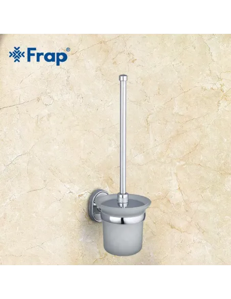 Йоржик для унітазу Frap F1910, настінний, хром