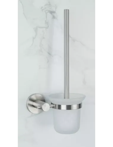 Йоржик для унітазу Frap F30110, настінний, нержавіюча сталь