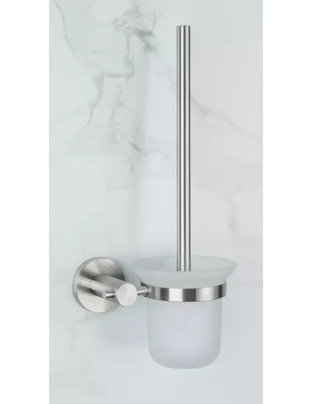 Йоржик для унітазу Frap F30110, настінний, нержавіюча сталь