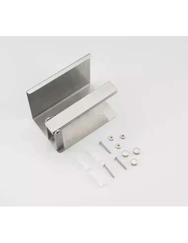 Тримач для туалетного паперу Frap F30403 з поличкою, нержавіюча сталь