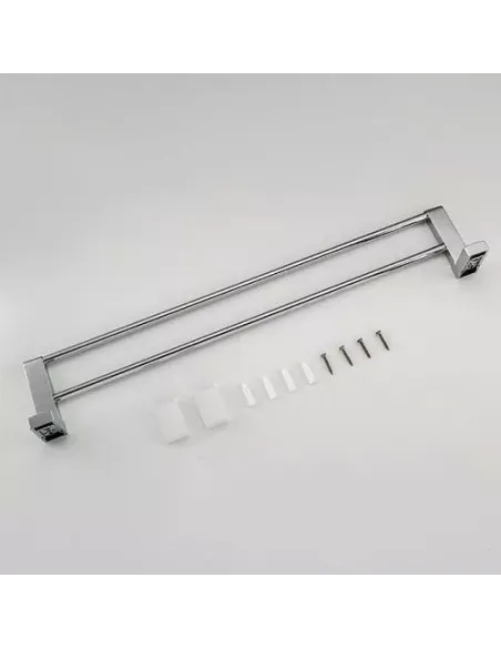 Тримач для рушників Frap F1809 подвійний, 600 мм, хром