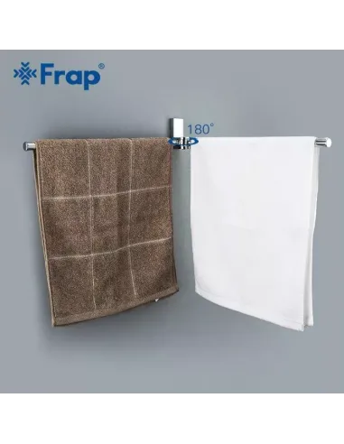 Держатель для полотенец Frap F1812 двойной поворотный, 382 мм, хром