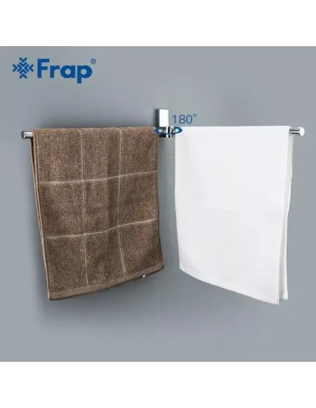 Держатель для полотенец Frap F1812 двойной поворотный, 382 мм, хром