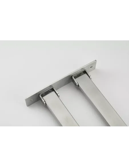 Тримач для рушників Frap F30412 подвійний поворотний, 278 мм, нержавіюча сталь