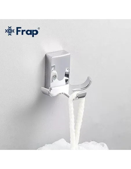 Крючок для полотенец Frap F1805-3 тройной, хром