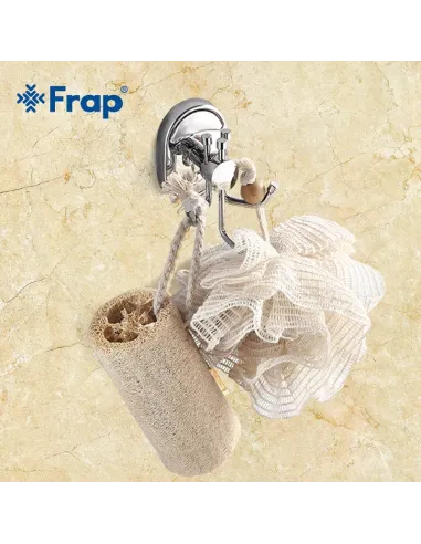 Крючок для полотенец Frap F1905-3 тройной, хром