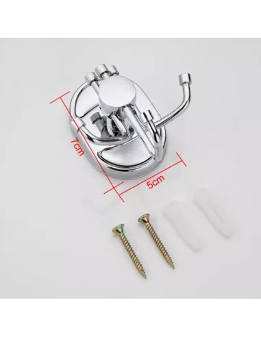 Крючок для полотенец Frap F1905-3 тройной, хром