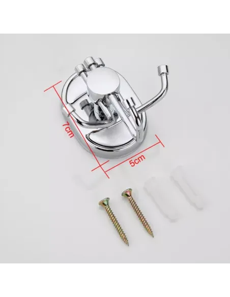 Крючок для полотенец Frap F1905-3 тройной, хром