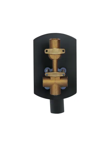 Душова система Q-tap Slavonice QTSLA113GMB45899 Gunmetal Black PVD, прихованого монтажу, без виливу