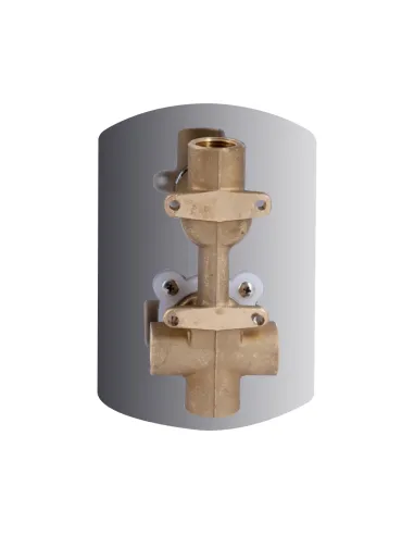 Душова система Q-tap Slavonice QTSLA113CRM45898 Chrome, прихованого монтажу, без виливу