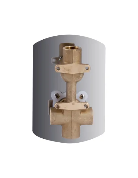 Душевая система Q-tap Slavonice QTSLA113CRM45898 Chrome, скрытого монтажа, без излива