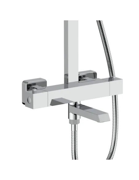 Душова система Q-Тap Swan Cascada QTSWA112CRM45902 Chrome з термостатом