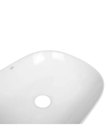 Накладная раковина Q-Тap Aquarius QT21112185WN White, 465x375x120 мм