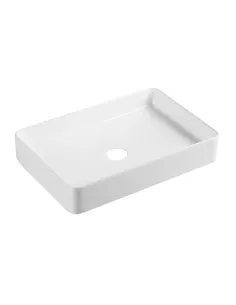 Накладна раковина Q-Tap Tern QT17112174WN White, 600x400x110 мм