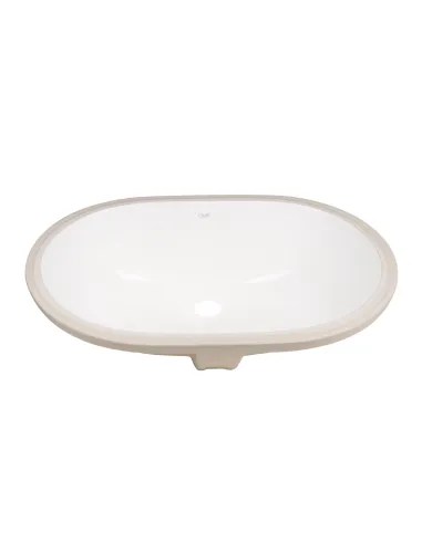 Керамічна раковина Q-Тap Stork QT15116030WN White, 565x385x210 мм врізна