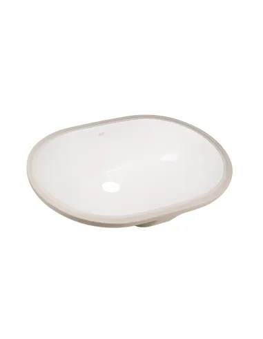 Керамічна раковина Q-Тap Stork QT15116030WN White, 565x385x210 мм врізна