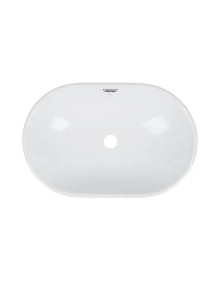 Керамическая раковина Q-Тap Leo QT11114028WN White, 590x400x170 мм врезная Керамическая раковина Q-Тap Leo QT11114028WN White, 590x400x170 мм врезная