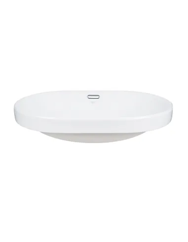 Керамическая раковина Q-Тap Leo QT11114028WN White, 590x400x170 мм врезная