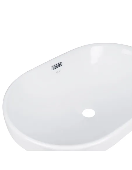Керамическая раковина Q-Тap Leo QT11114028WN White, 590x400x170 мм врезная Керамическая раковина Q-Тap Leo QT11114028WN White, 590x400x170 мм врезная