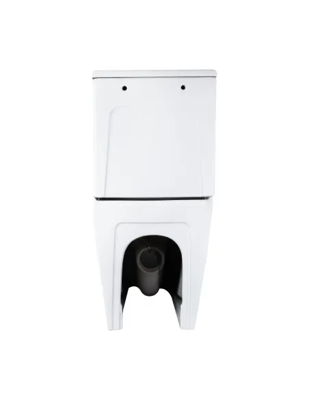 Унітаз компакт QTap Vlasta Ultra Quiet WHITE QT28228300W, 660x360x800 мм, безободковий, сидіння Soft-close