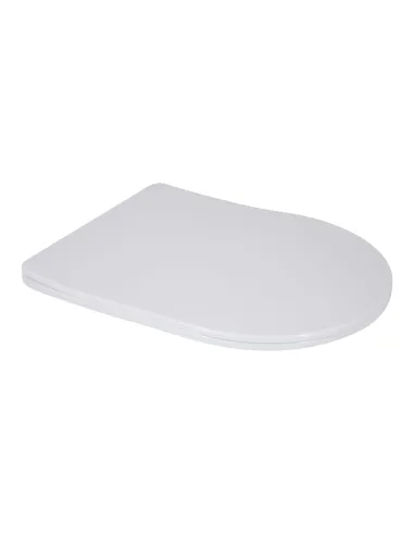 Унітаз компакт QTap Vlasta Ultra Quiet WHITE QT28228300W, 660x360x800 мм, безободковий, сидіння Soft-close