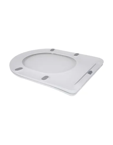 Унітаз компакт QTap Vlasta Ultra Quiet WHITE QT28228300W, 660x360x800 мм, безободковий, сидіння Soft-close