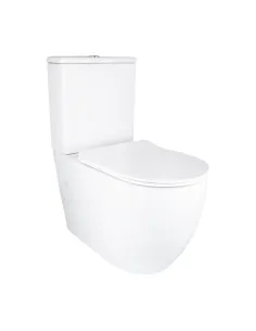 Унітаз компакт Q-Tap Grand Ultra Quiet WHITE QT26228301W, 660x360x800 мм, безободковий, сидіння Soft-close