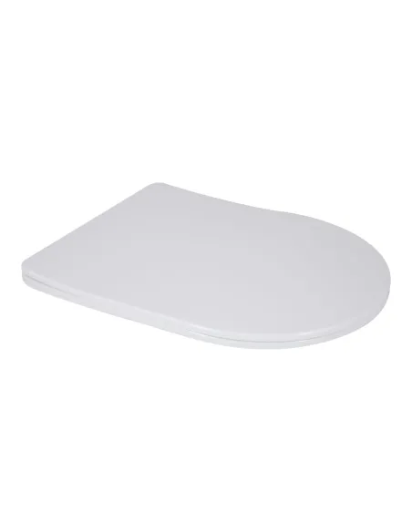 Унитаз компакт Q-Tap Grand Ultra Quiet WHITE QT26228301W, 660x360x800 мм, безободковый, сиденье Soft-close