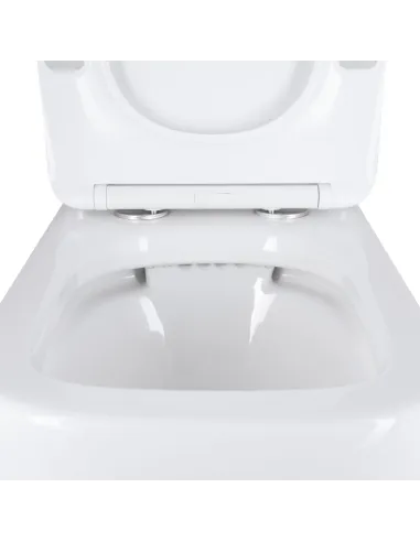 Унитаз компакт Q-Tap Stenava Rimless WHITE QT27228303W, 640x370x810 мм, безободковый, сиденье Soft-close