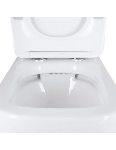 Унітаз компакт Q-Tap Stenava Rimless WHITE QT27228303W, 640x370x810 мм, безободковий, сидіння Soft-close