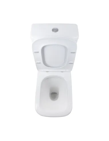 Унітаз компакт Q-Tap Stenava Rimless WHITE QT27228303W, 640x370x810 мм, безободковий, сидіння Soft-close