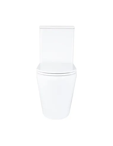 Унітаз компакт Q-Tap Dove Rimless WHITE QT06228380BW, 605x370x800 мм, безободковий, сидіння Soft-close