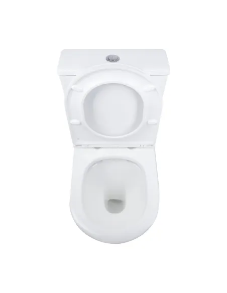 Унітаз компакт Q-Tap Dove Rimless WHITE QT06228380BW, 605x370x800 мм, безободковий, сидіння Soft-close