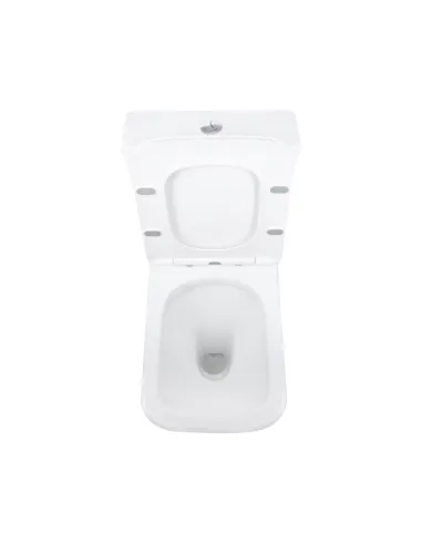 Унітаз компакт Q-Tap Aries Rimless WHITE QT03228302W, 620x360x800 мм, безободковий, сидіння Soft-close