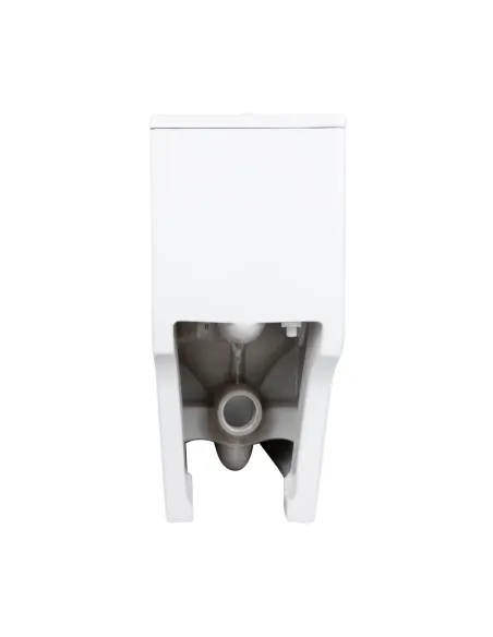 Унитаз моноблок Q-Tap Kolibri Ultra Quiet WHITE QT10226380W, 690x360x790 мм, безободковый, сиденье Soft-close
