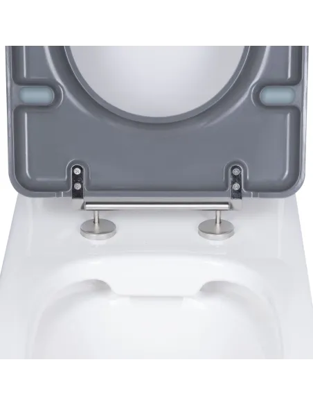 Унітаз компакт QTap Freedom Rimless WHITE QT22226098W, 800x365x870 мм, інклюзивний, безободковий, сидіння Soft-close