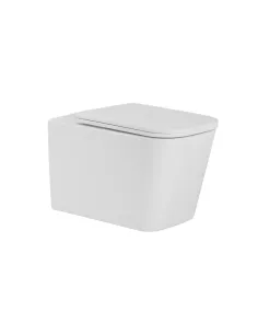 Унитаз Q-Tap Tern Ultra Quiet WHITE QT17223303AW, 560x340x400 мм, безободковый напольный, сиденье Soft-close