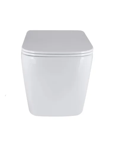 Унітаз Q-Tap Tern Ultra Quiet WHITE QT17332303AW, 525x345x360 мм, безободковий підвісний, сидіння Soft-close