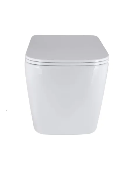 Унітаз Q-Tap Tern Ultra Quiet WHITE QT17332303AW, 525x345x360 мм, безободковий підвісний, сидіння Soft-close