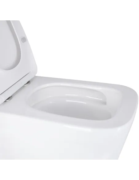 Унітаз Q-Tap Tern Ultra Quiet WHITE QT17332303AW, 525x345x360 мм, безободковий підвісний, сидіння Soft-close