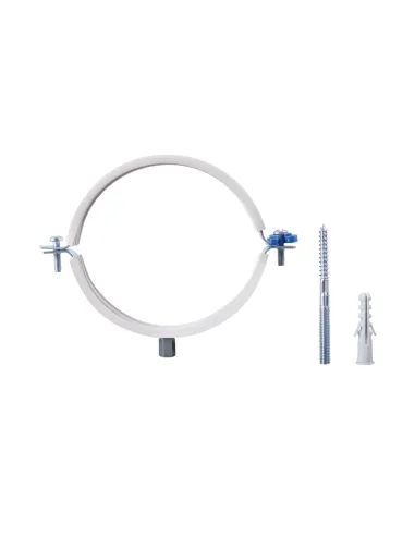 Хомут для трубы 159-166 мм Thermo Alliance Forte SF100150 в сборе с гайкой и дюбелем