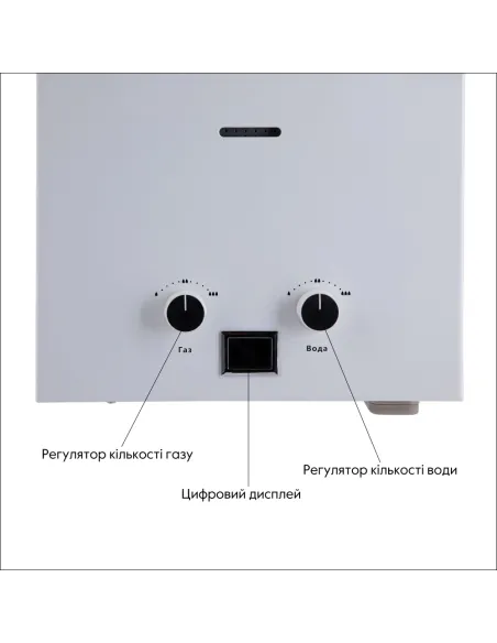 Колонка газова Thermo Alliance JSD20-10CLM White 10 л, димохідна