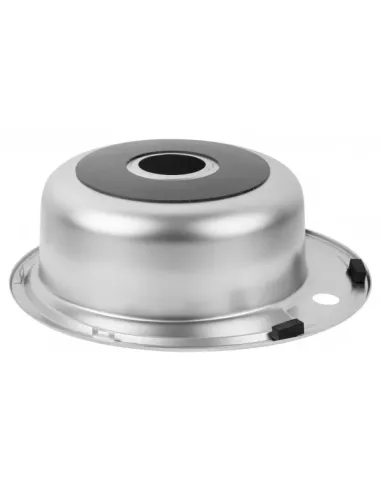 Мойка для кухни круглая Wezer 490(08) Satin из нержавеющей стали