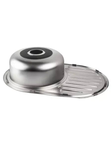 Мийка для кухні овальна Wezer 7750(06) Deсor з нержавіючої сталі